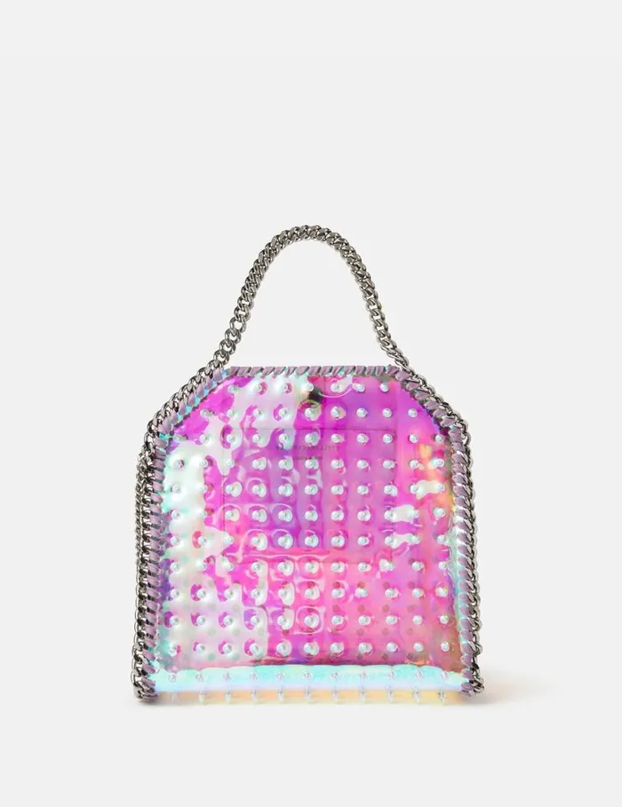 Women Online Exclusive Falabella Mini Holographic Spike Tote Iridescent Stella McCartney Mini Bags And Clutches Women Online Exclusive Falabella Mini Holographic Spike Tote Iridescent Stella McCartney Mini Bags And Clutches