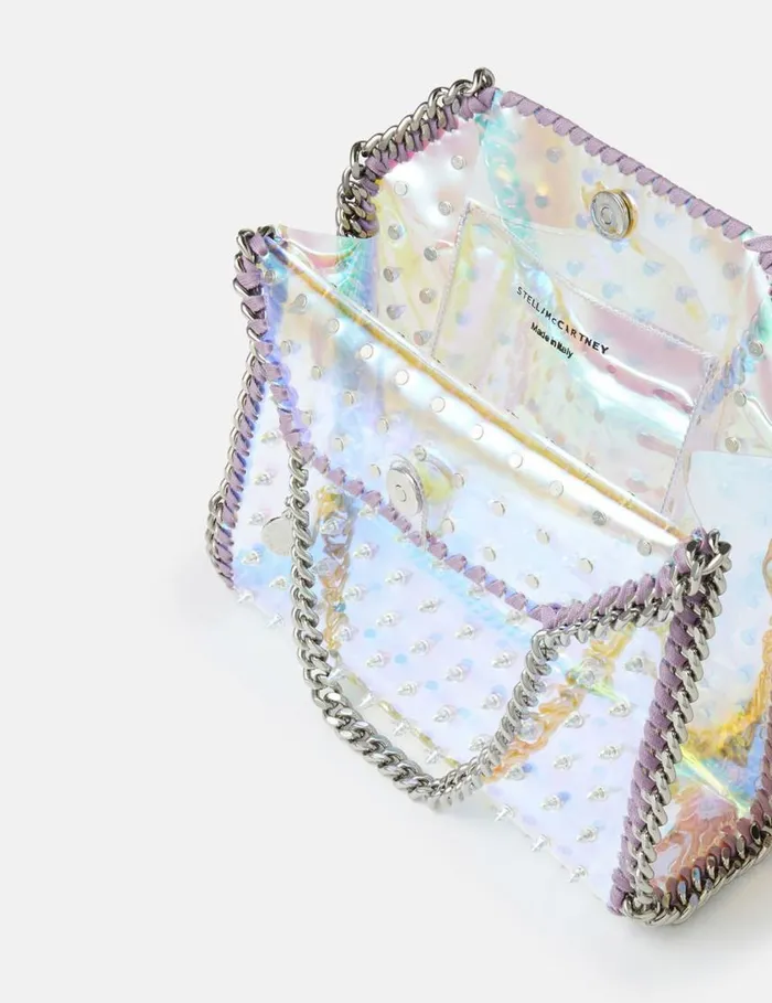 Women Online Exclusive Falabella Mini Holographic Spike Tote Iridescent Stella McCartney Mini Bags And Clutches Women Online Exclusive Falabella Mini Holographic Spike Tote Iridescent Stella McCartney Mini Bags And Clutches