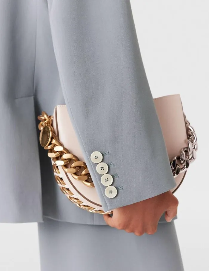 Women Oversized DoubleBreasted Blazer Mist Stella McCartney Coats And Jackets Women Oversized DoubleBreasted Blazer Mist Stella McCartney Coats And Jackets