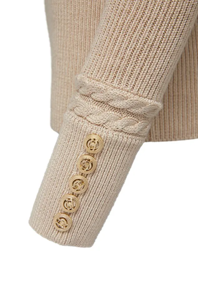 Women Painswick Roll Neck Biscuit Holland Cooper Knitwear Women Painswick Roll Neck Biscuit Holland Cooper Knitwear