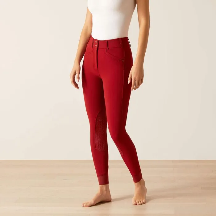 Women Pants and Shorts Ariat Prelude 20 Knee Patch Breech Sundried Tomato