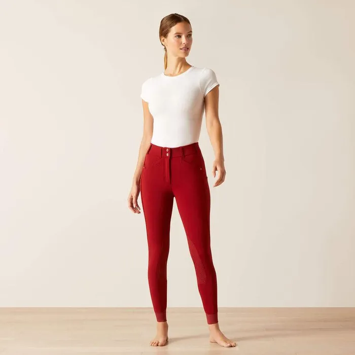Women Pants and Shorts Ariat Prelude 20 Knee Patch Breech Sundried Tomato