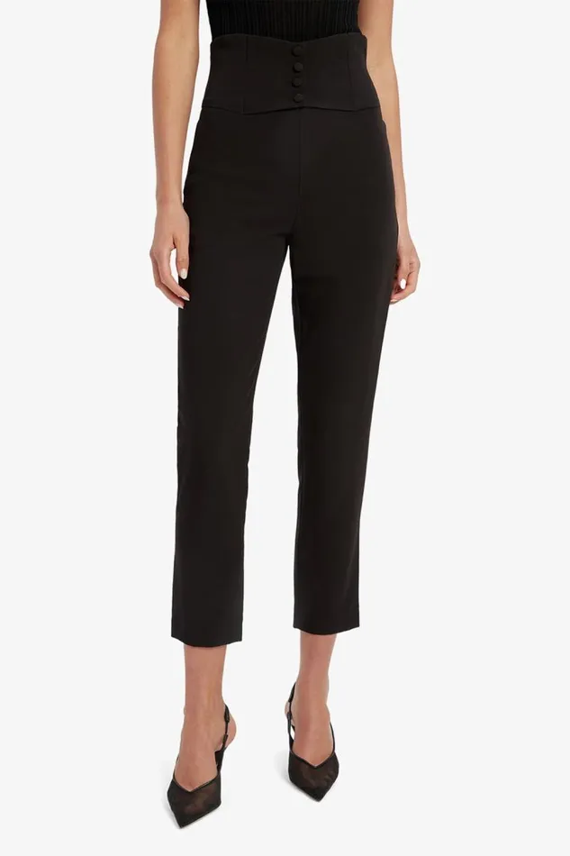 Women Pants Bardot Corset Pant In Black Black