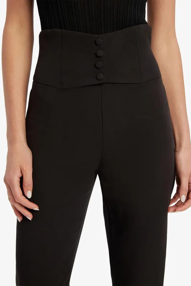Women Pants Bardot Corset Pant In Black Black
