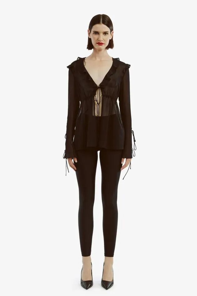 Women Pants Bardot Roller Legging In Black Black