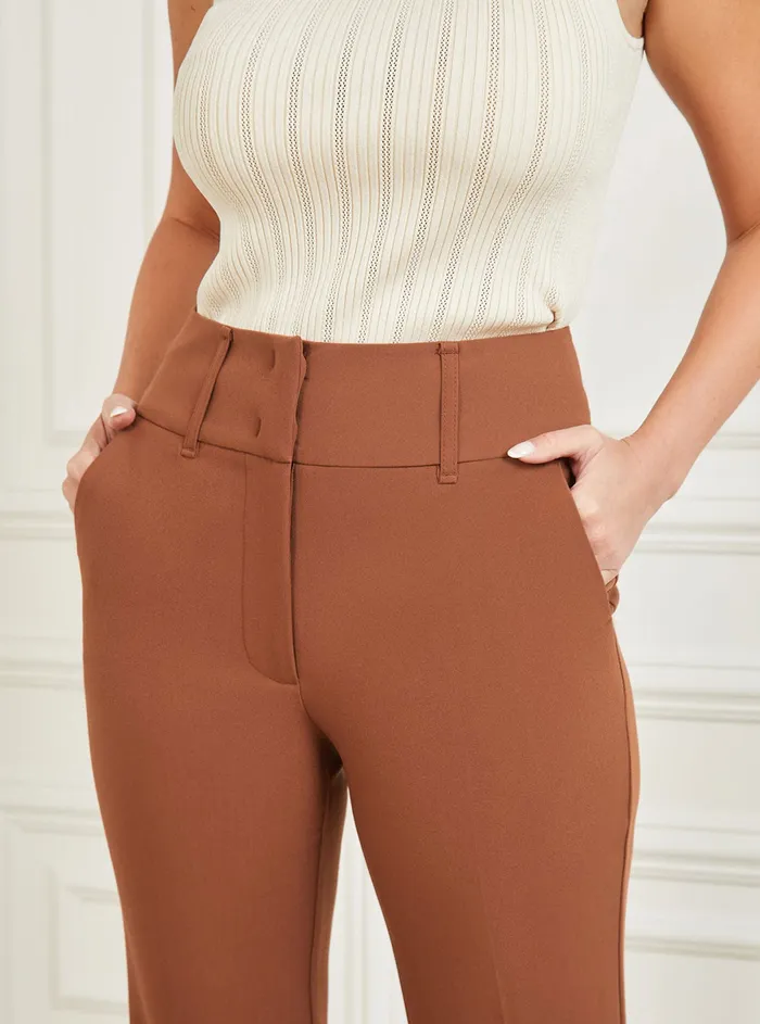 Women Pants GUESS Marciano Brown Shelly Pants Women Pants GUESS Marciano Brown Shelly Pants