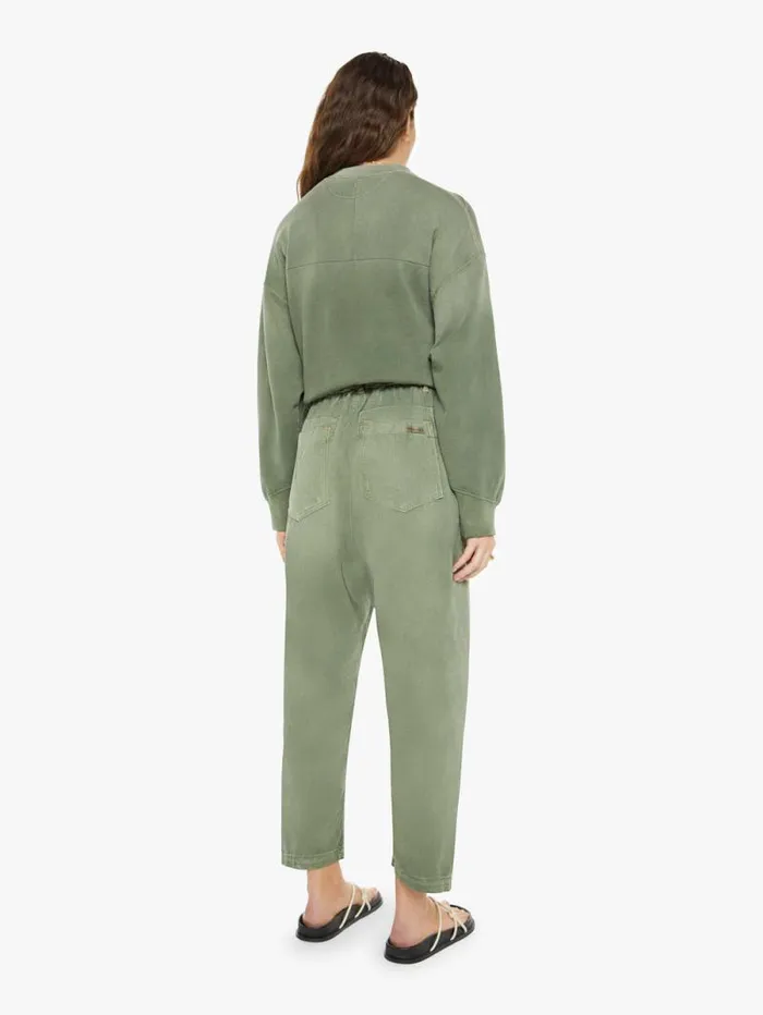 Women Pants Mother Denim P63 Fatigue Pant Green medium
