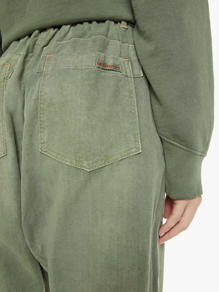 Women Pants Mother Denim P63 Fatigue Pant Green medium