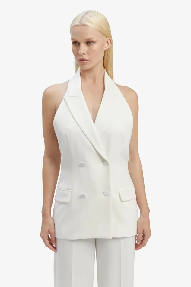 Women Party Tops Bardot Freya Longline Vest In Orchid White Orchid White Women Party Tops Bardot Freya Longline Vest In Orchid White Orchid White