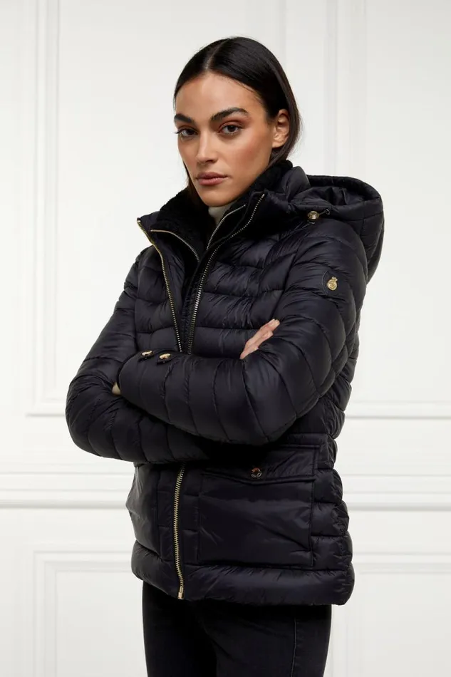 Women Pearson Hybrid Jacket Black Holland Cooper Jackets