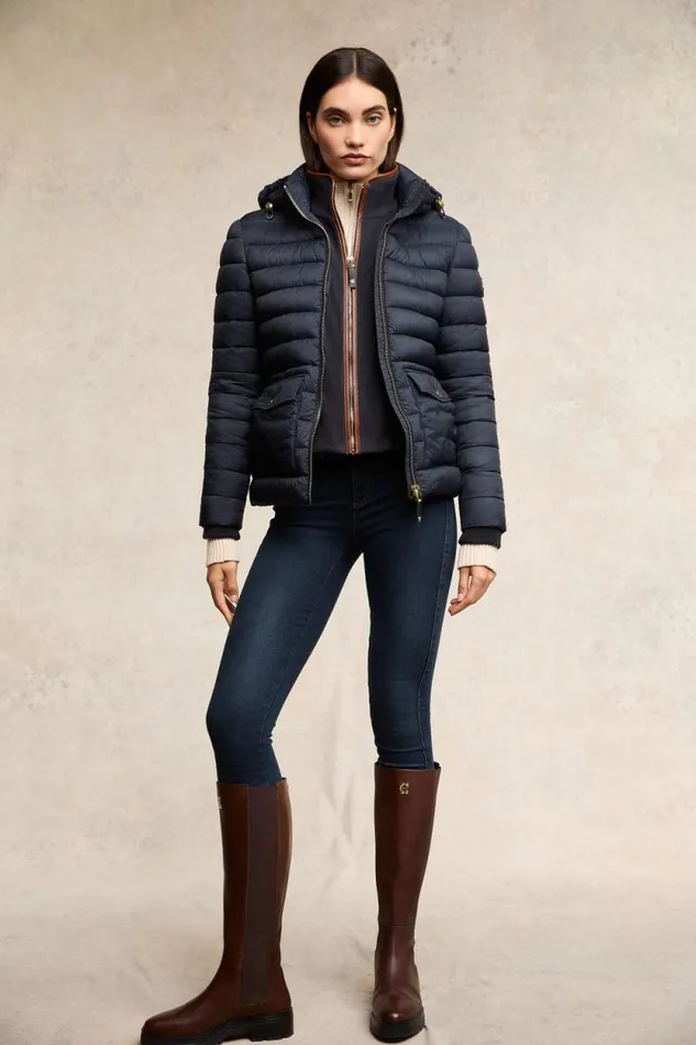 Women Pearson Hybrid Jacket Ink Navy Holland Cooper Jackets