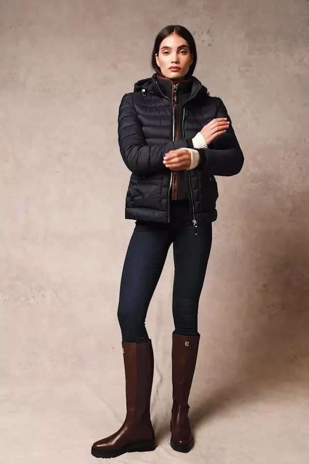 Women Pearson Hybrid Jacket Ink Navy Holland Cooper Jackets