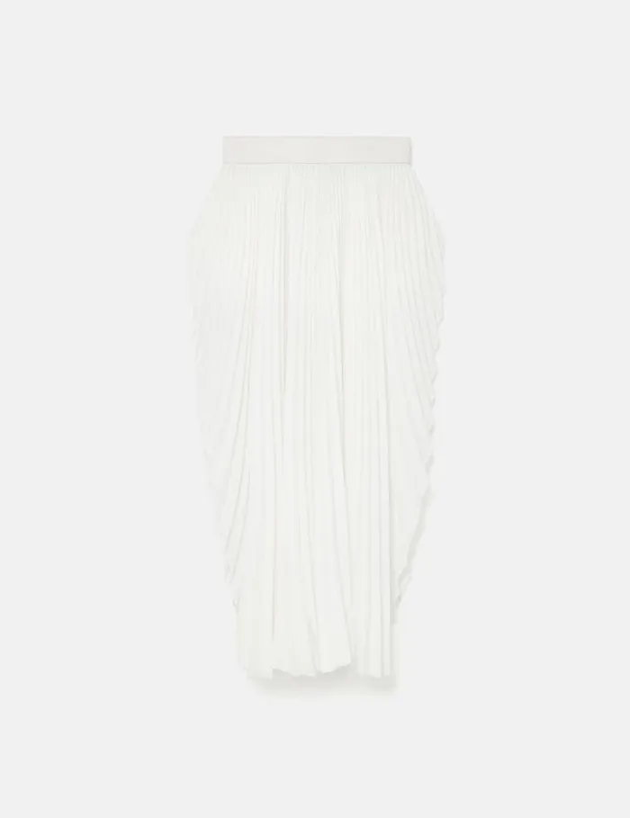 Women Pleated MidRise Maxi Skirt Dusty Pink Stella McCartney Skirts