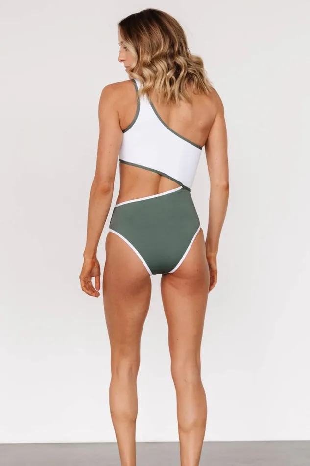 Women Portofino One Piece Olive White Baltic Born One Piece Women Portofino One Piece Olive White Baltic Born One Piece