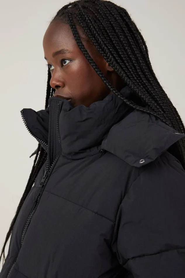 Women Puffers and Jackets Cotton On The Recycled Mother Puffer Jacket 30 Black