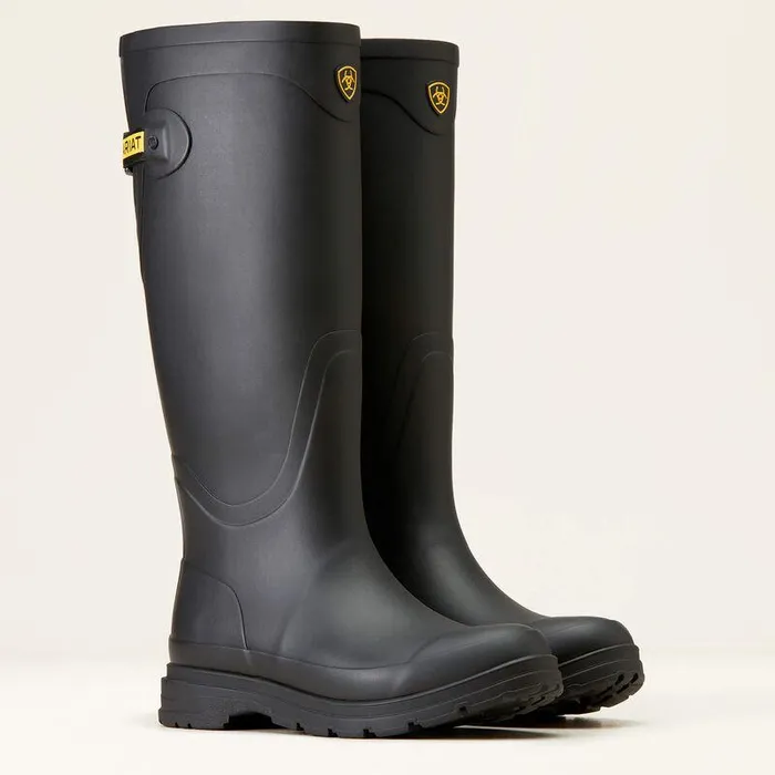 Women Rain Boots Ariat Kelmarsh Rubber Boot Black