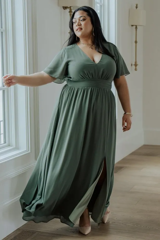 Women Ramona Maxi Dress Dark Sage Baltic Born The Guest Edit
