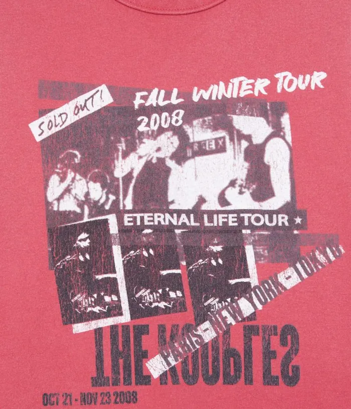 Women Red Eternal Life Tour Serigraphy Tank Top THE KOOPLES Tshirts