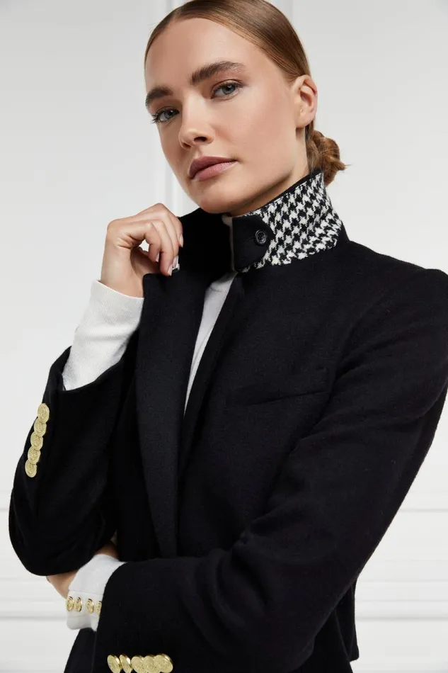 Women Regency Coat Soft Black Holland Cooper Tailoring
