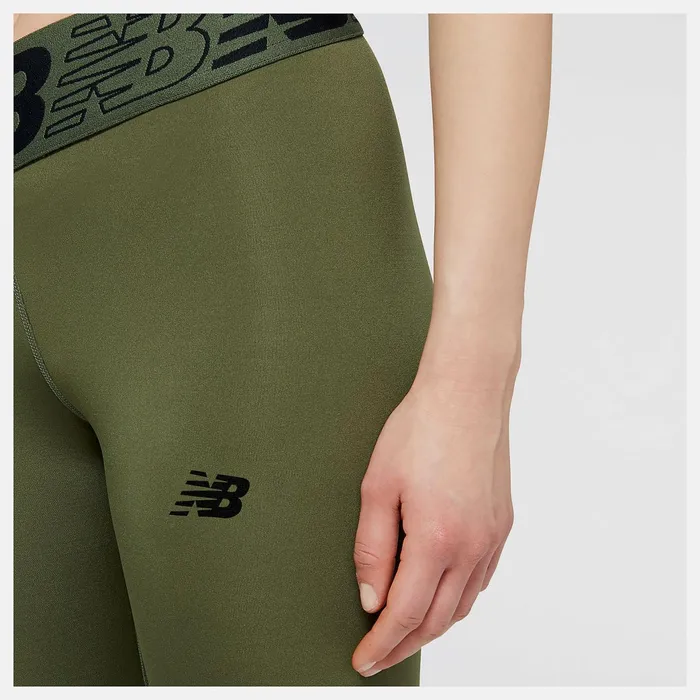 Women Relentless Crossover High Rise 78 Tight Deep Olive Green New Balance Pants and Leggings Women Relentless Crossover High Rise 78 Tight Deep Olive Green New Balance Pants and Leggings