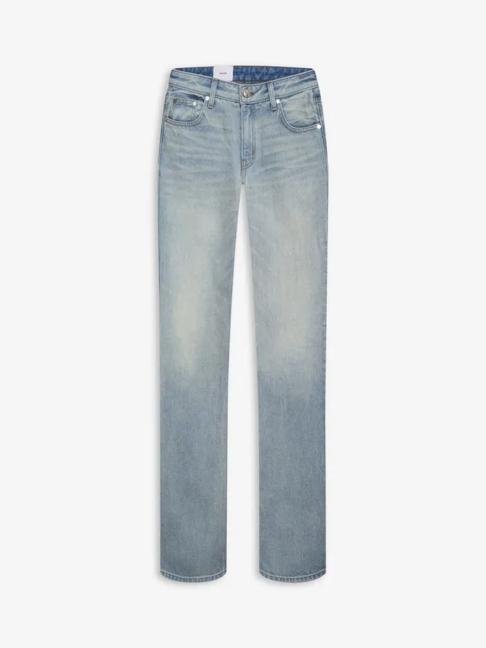 Women Rhude Bottoms LOWWAIST FLARE DENIM Light Indigo