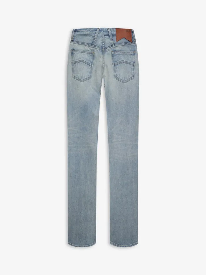 Women Rhude Bottoms LOWWAIST FLARE DENIM Light Indigo