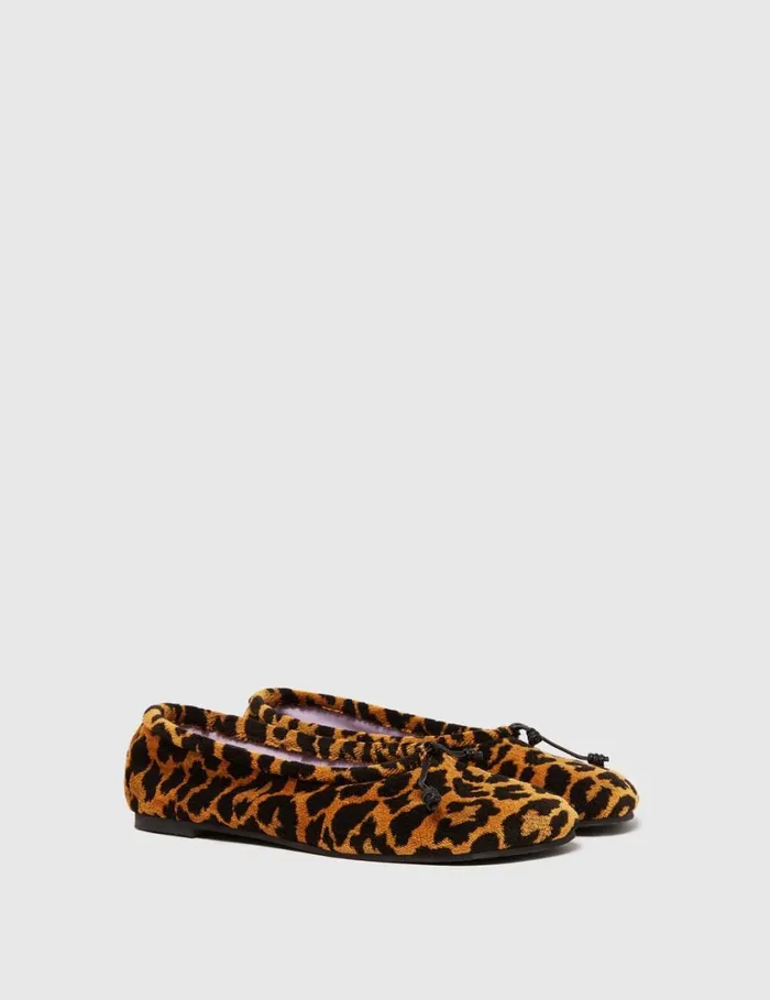Women Ryder Leopard Ballet Flats Leopard Print Stella McCartney Flats