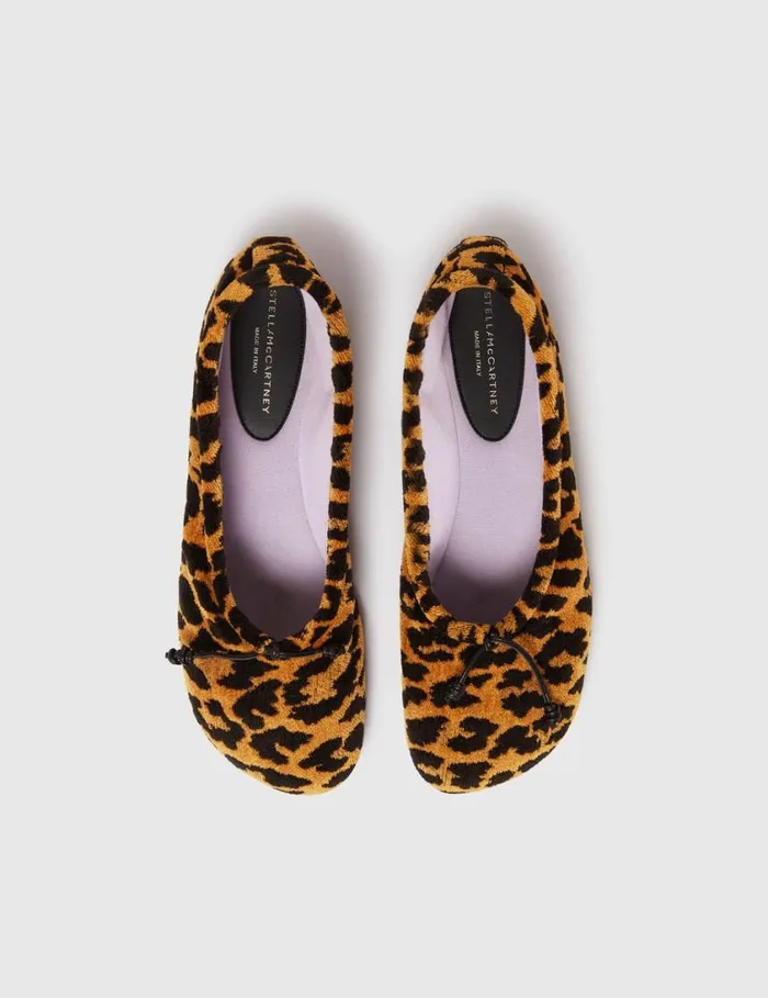 Women Ryder Leopard Ballet Flats Leopard Print Stella McCartney Flats