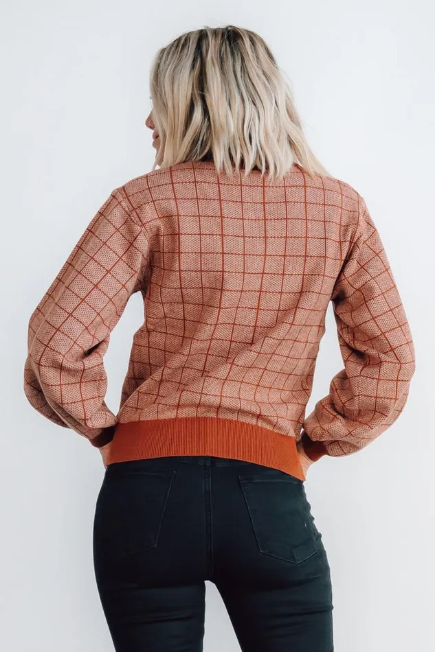 Women Ryland Bubble Sleeve Sweater Rust Baltic Born Sweaters