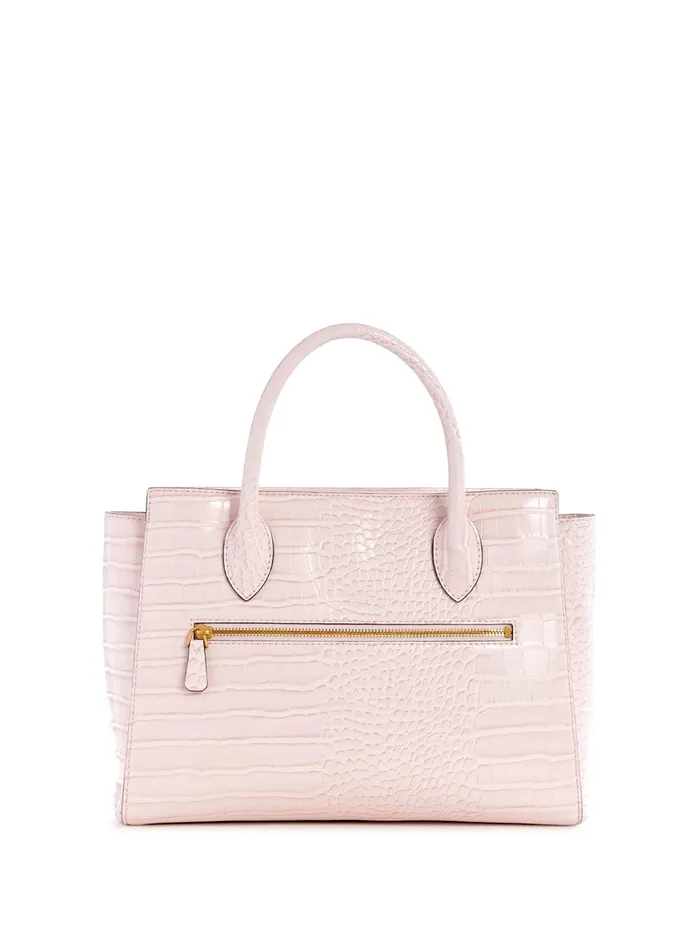 Women Satchel GUESS Pale Rose Enisa High Society Satchel Women Satchel GUESS Pale Rose Enisa High Society Satchel
