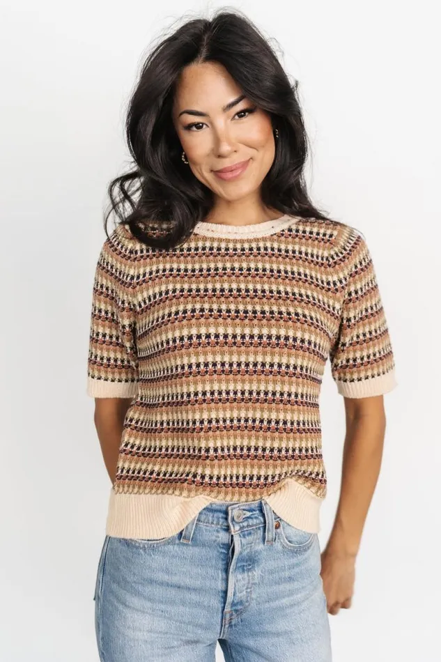 Women Scout Knit Sweater Top Multi Baltic Born Blouses and Shirts Women Scout Knit Sweater Top Multi Baltic Born Blouses and Shirts