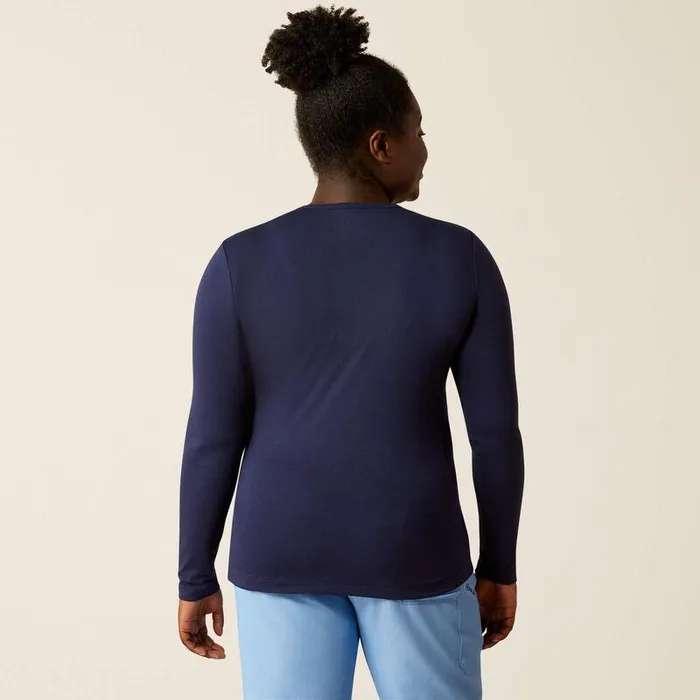 Women Scrubs Ariat Soft Touch Underscrub Baselayer Navy