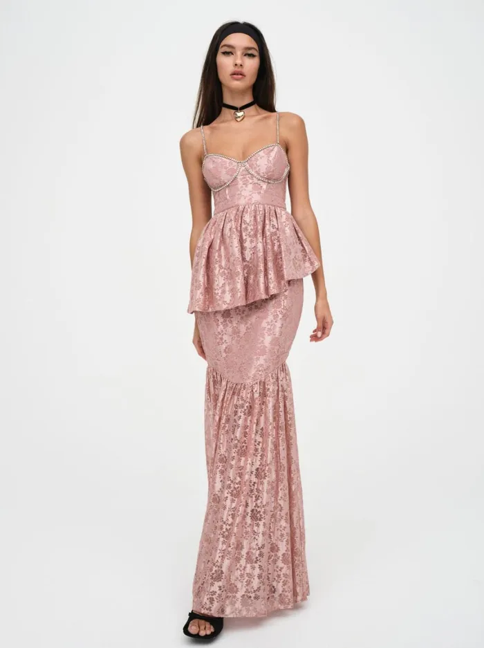 Women Shai Maxi Dress Pink For Love and Lemons Dresses
