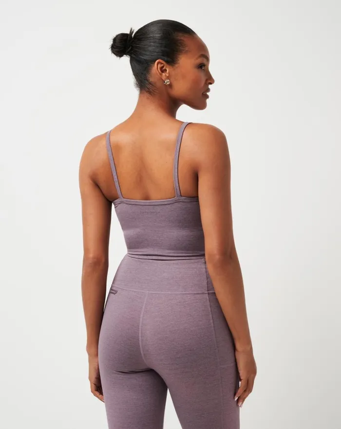 Women Shirts and Tops TravisMathew MORNING INTERVAL MOVEKNIT TANK Heather Moonscape