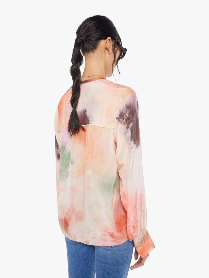 Women Shirts Mother Denim Celia Shirt Wild Rose