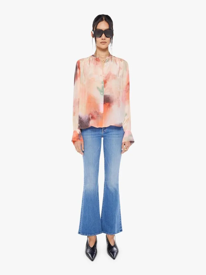 Women Shirts Mother Denim Celia Shirt Wild Rose