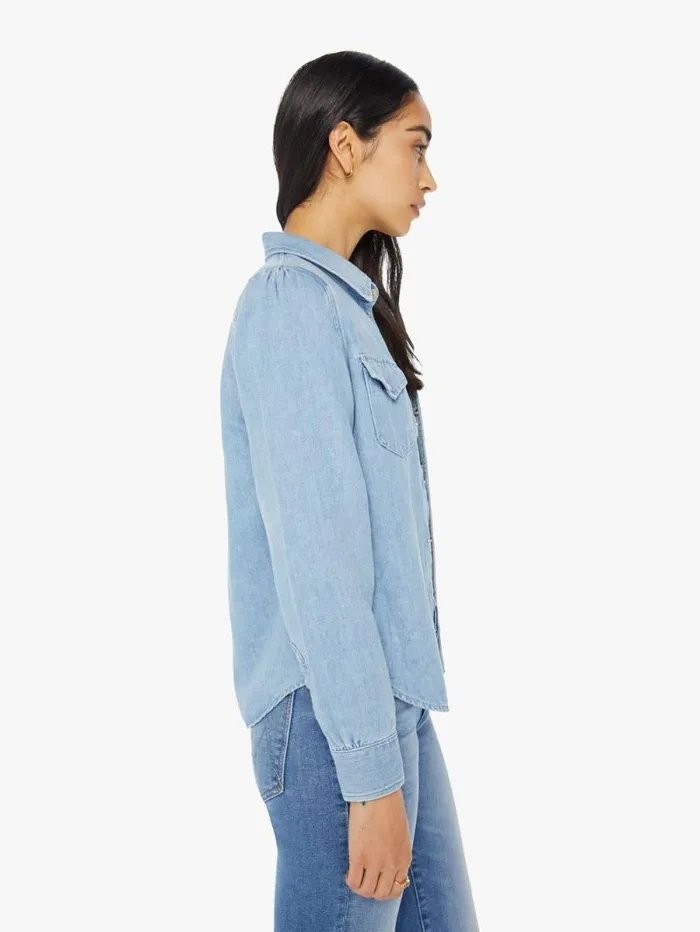 Women Shirts Mother Denim The Gathered All My Exes Brown lightpastel