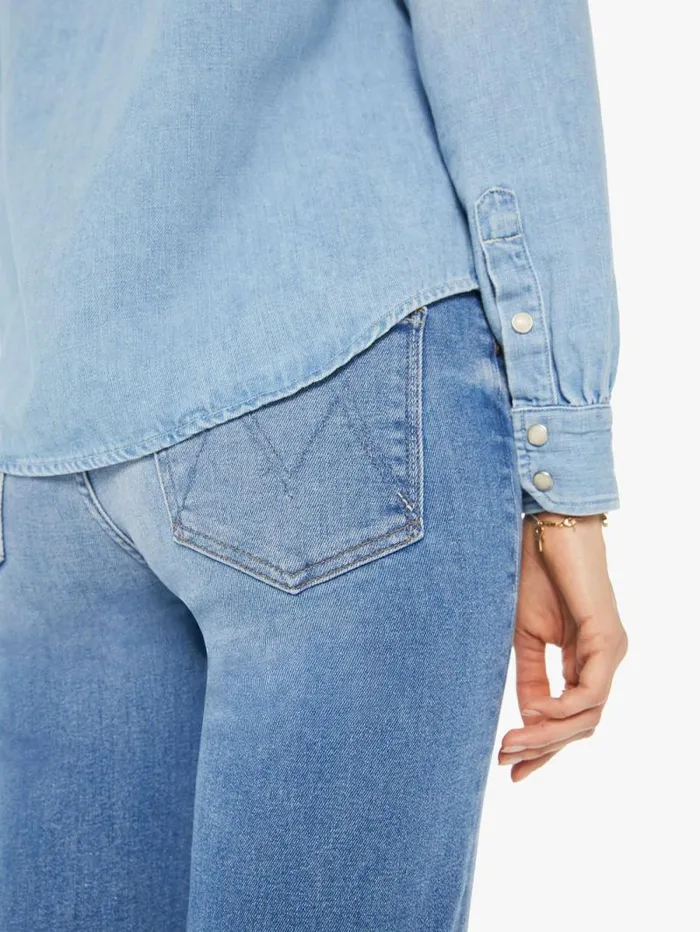 Women Shirts Mother Denim The Gathered All My Exes Brown lightpastel