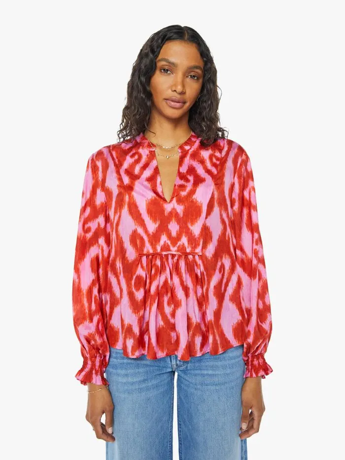 Women Shirts Mother Denim Vesta Blouse Moreno