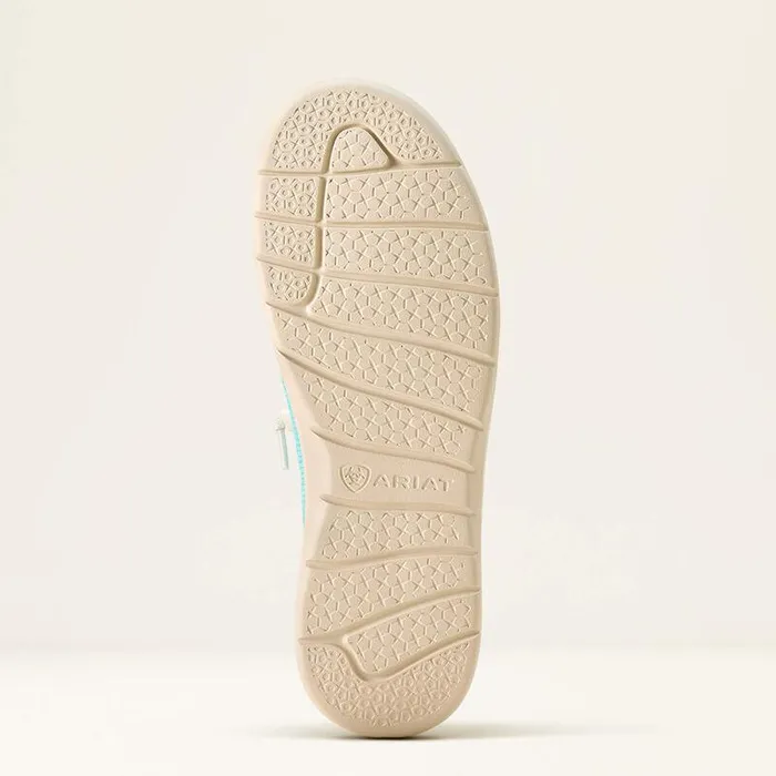 Women Shoes and Sneakers Ariat Hilo Shoe Turquoise Corduroy