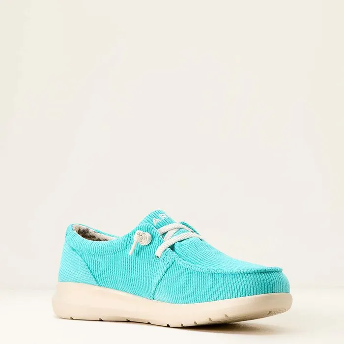 Women Shoes and Sneakers Ariat Hilo Shoe Turquoise Corduroy