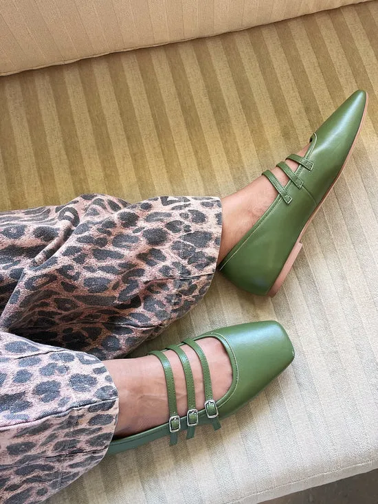 Women Shoes Lisa Says Gah Nova Flat Olive