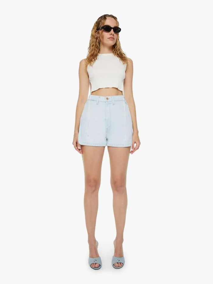 Women Shorts Mother Denim SNACKS The Piece Of Cake Short Blue