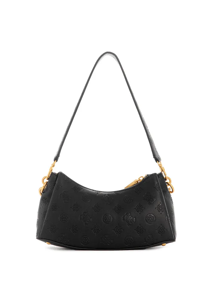 Women Shoulder Bag GUESS Black Logo Geva Shoulder Bag