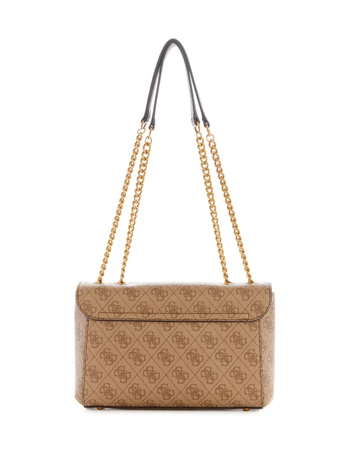 Women Shoulder Bag GUESS Brown Logo Nell Crossbody Bag Women Shoulder Bag GUESS Brown Logo Nell Crossbody Bag