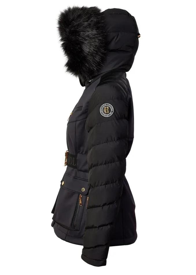 Women Ski Jacket Black Holland Cooper Ski Jackets