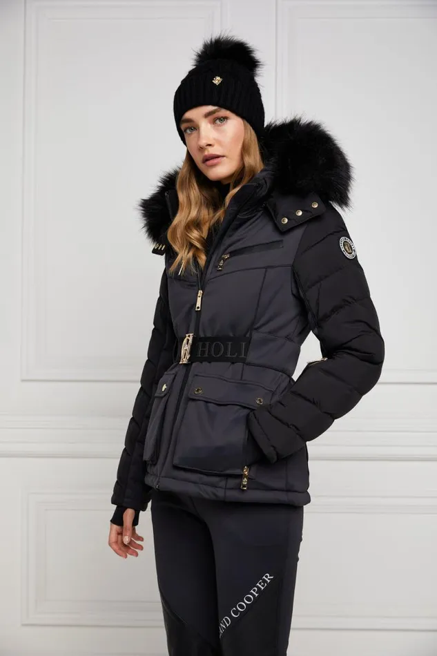 Women Ski Jacket Black Holland Cooper Ski Jackets