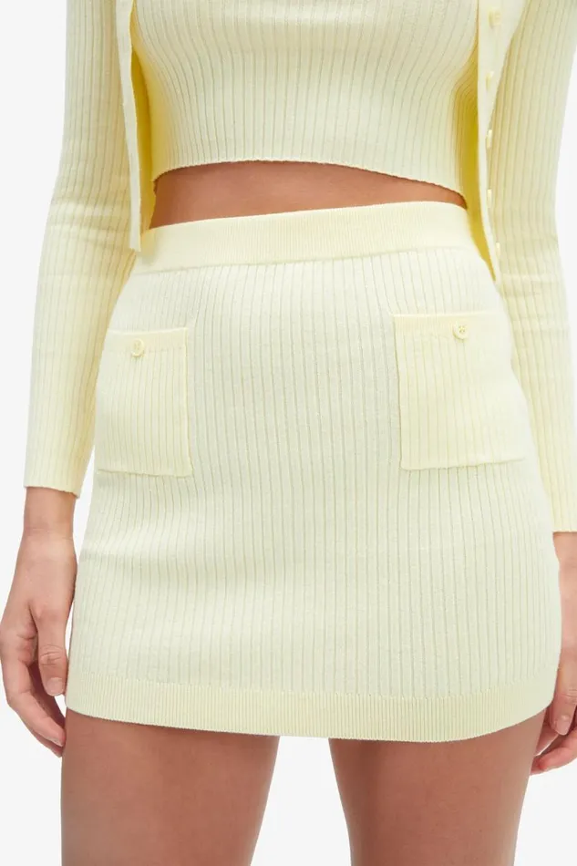Women Skirts Bardot Sarita Knit Skirt In Canary Yellow Canary Yellow Women Skirts Bardot Sarita Knit Skirt In Canary Yellow Canary Yellow