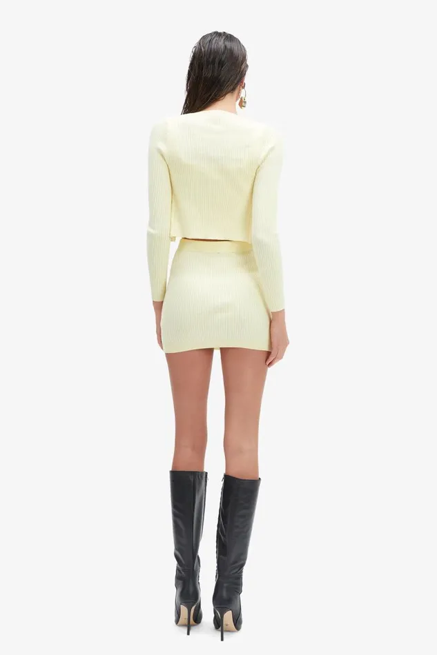Women Skirts Bardot Sarita Knit Skirt In Canary Yellow Canary Yellow Women Skirts Bardot Sarita Knit Skirt In Canary Yellow Canary Yellow