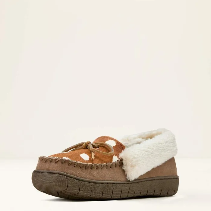 Women Slippers Ariat Moccasin Slipper Brown Antelope